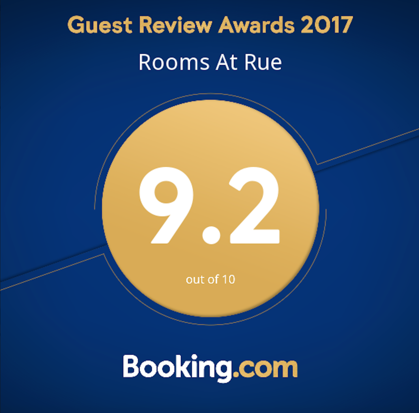 Booking.com Award Rooms at Rue Omagh