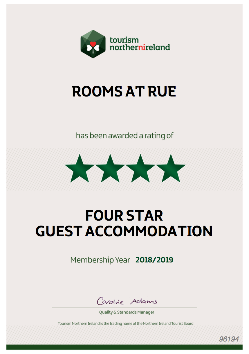 Rooms at Rue 4 Star Rating