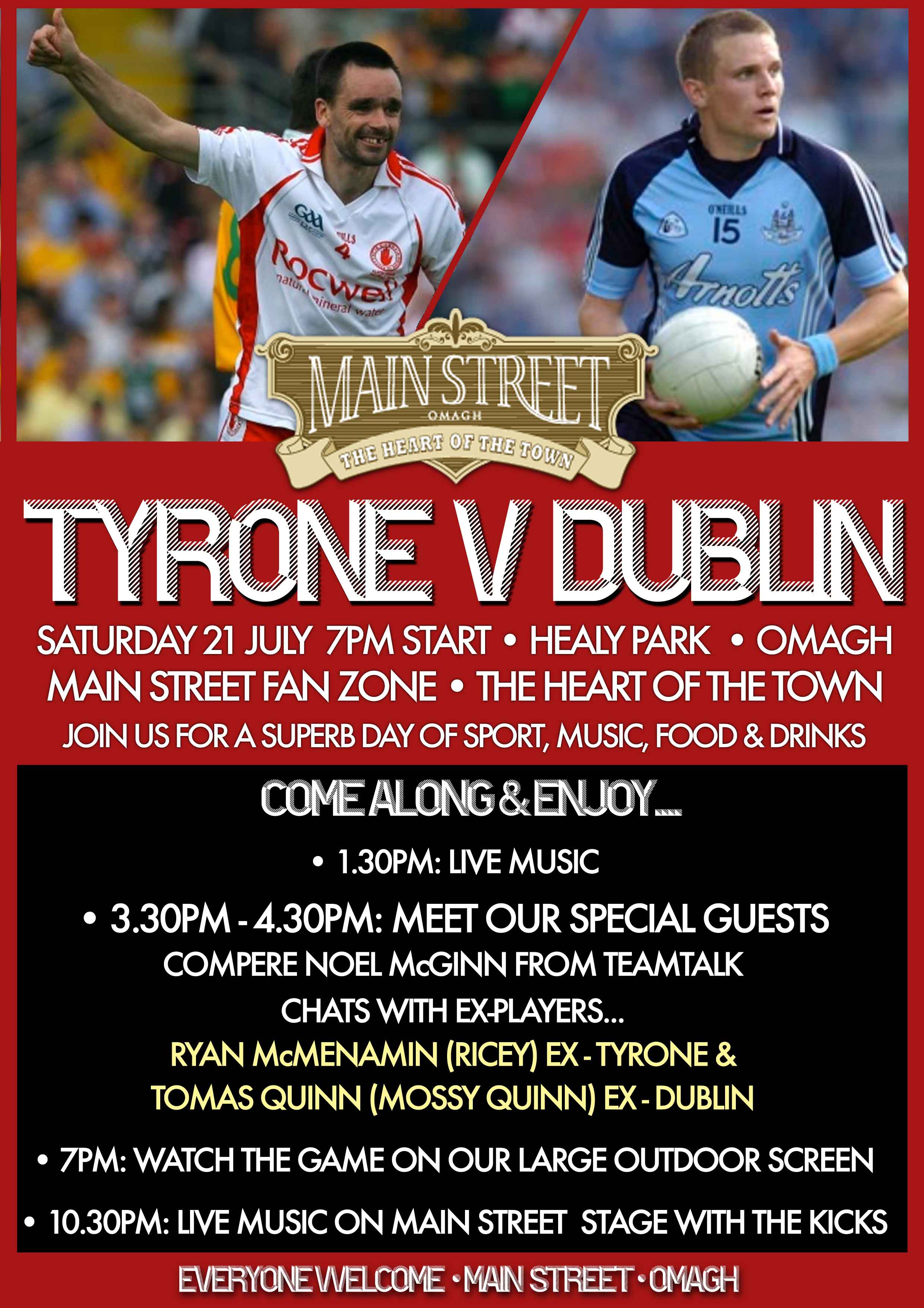 Tyrone v dublin A4 Main Street Omagh web