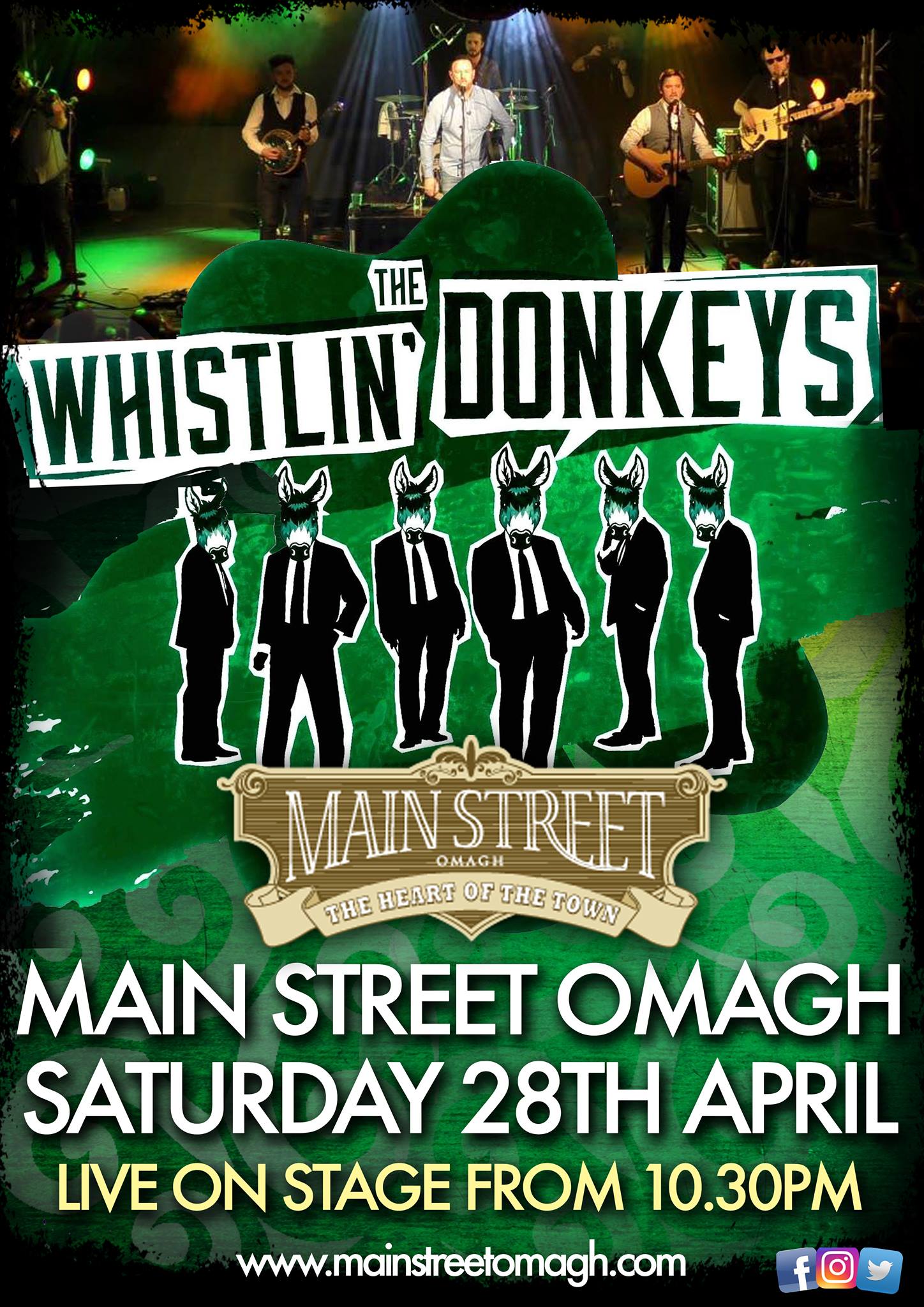 Whistlin Donkeys Main Street website